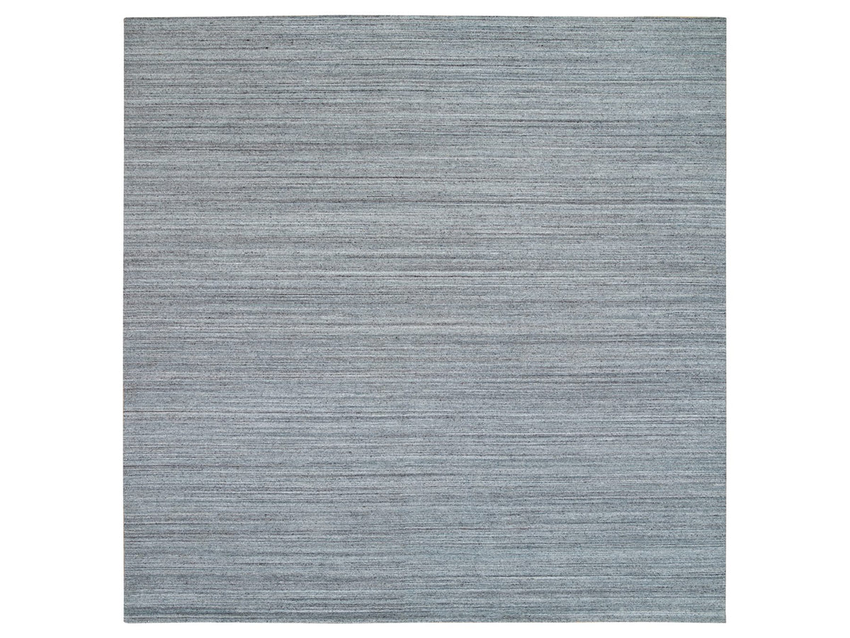 Modern / Contemporary hand-knotted wool rug in Gray, 12' x 12' — SKU O065558