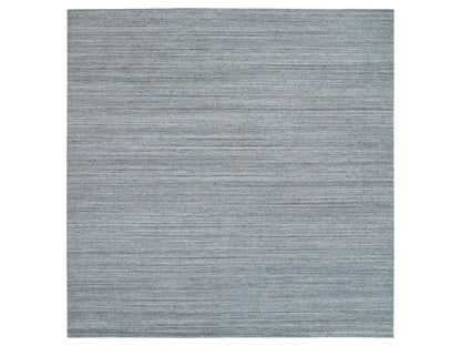 Modern / Contemporary hand-knotted wool rug in Gray, 12' x 12' — SKU O065558