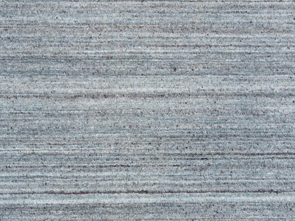 Grey 12'0" x 12'0" Modern / Contemporary Handloom Wool Rug - Sku: O065558