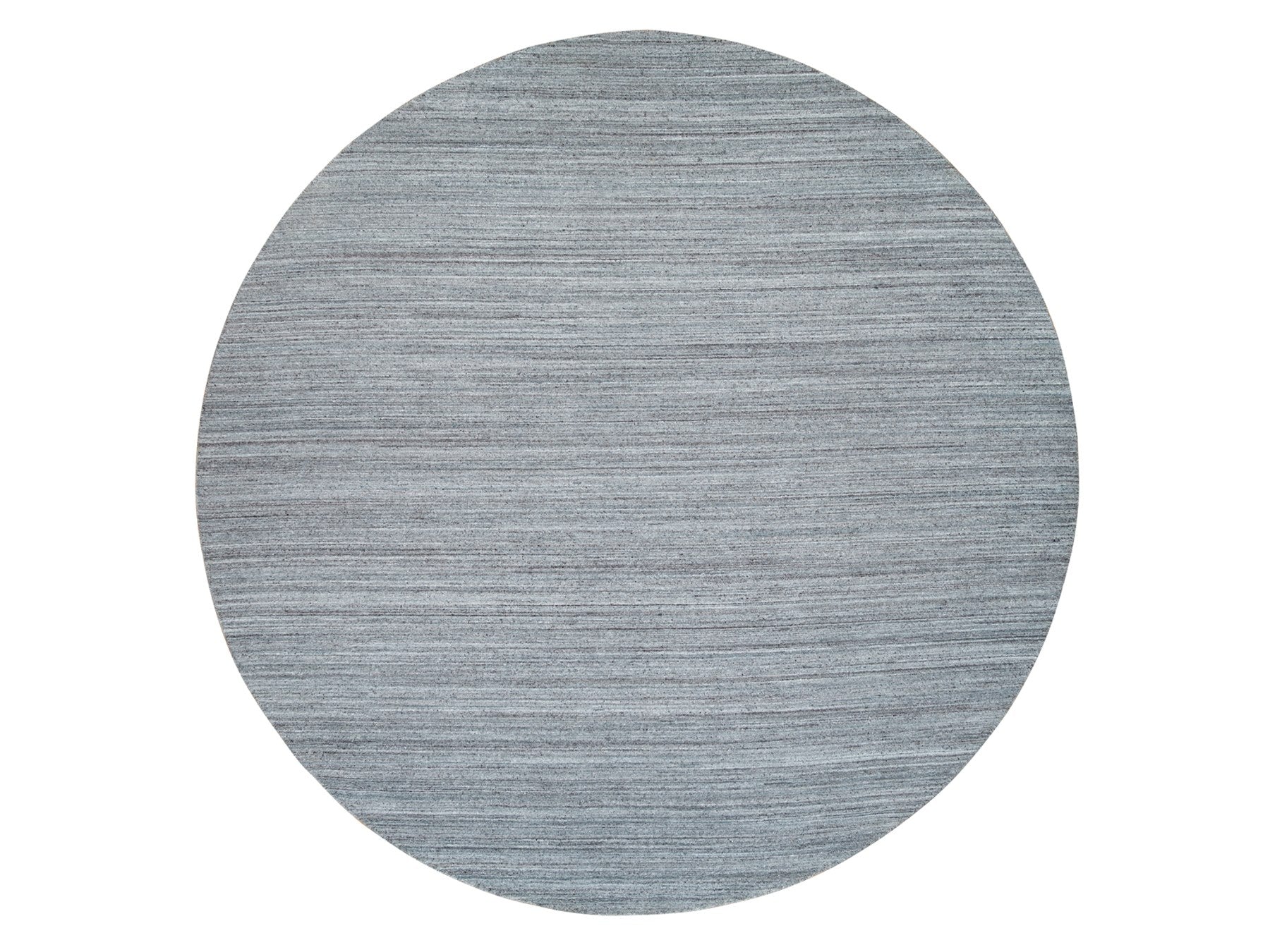 Modern / Contemporary hand-knotted wool rug in Gray, 11'10" x 11'10" — SKU O065559