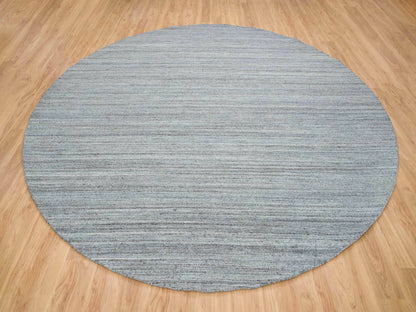 Modern / Contemporary hand-knotted wool rug in Gray, 11'10" x 11'10" — SKU O065559 (view 2)