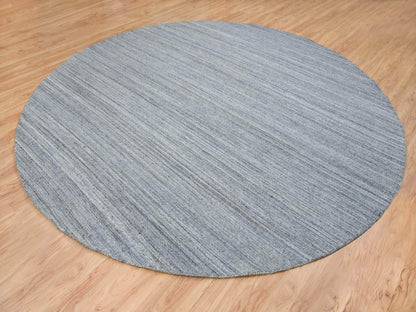 Modern / Contemporary hand-knotted wool rug in Gray, 11'10" x 11'10" — SKU O065559 (view 3)