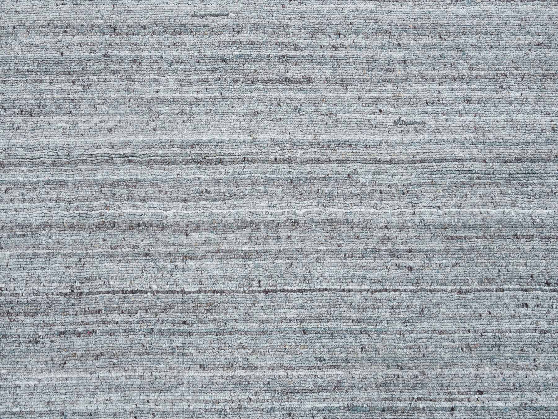 Modern / Contemporary hand-knotted wool rug in Gray, 11'10" x 11'10" — SKU O065559 (view 8)