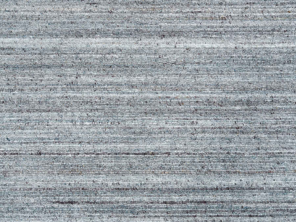 Modern / Contemporary hand-knotted wool rug in Gray, 8'1" x 8'1" — SKU O065561 (view 8)