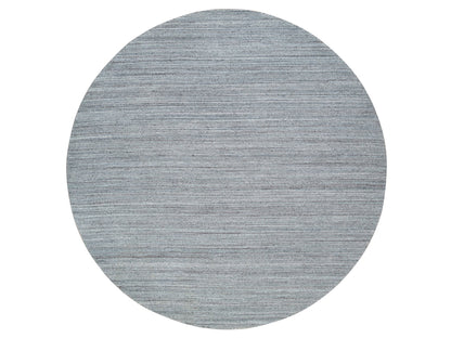 Modern / Contemporary hand-knotted wool rug in Gray, 10'1" x 10'1" — SKU O065563