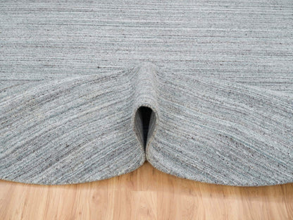 Modern / Contemporary hand-knotted wool rug in Gray, 10'1" x 10'1" — SKU O065563 (view 5)