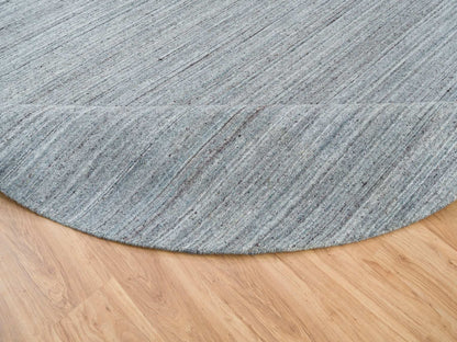 Modern / Contemporary hand-knotted wool rug in Gray, 10'1" x 10'1" — SKU O065563 (view 6)