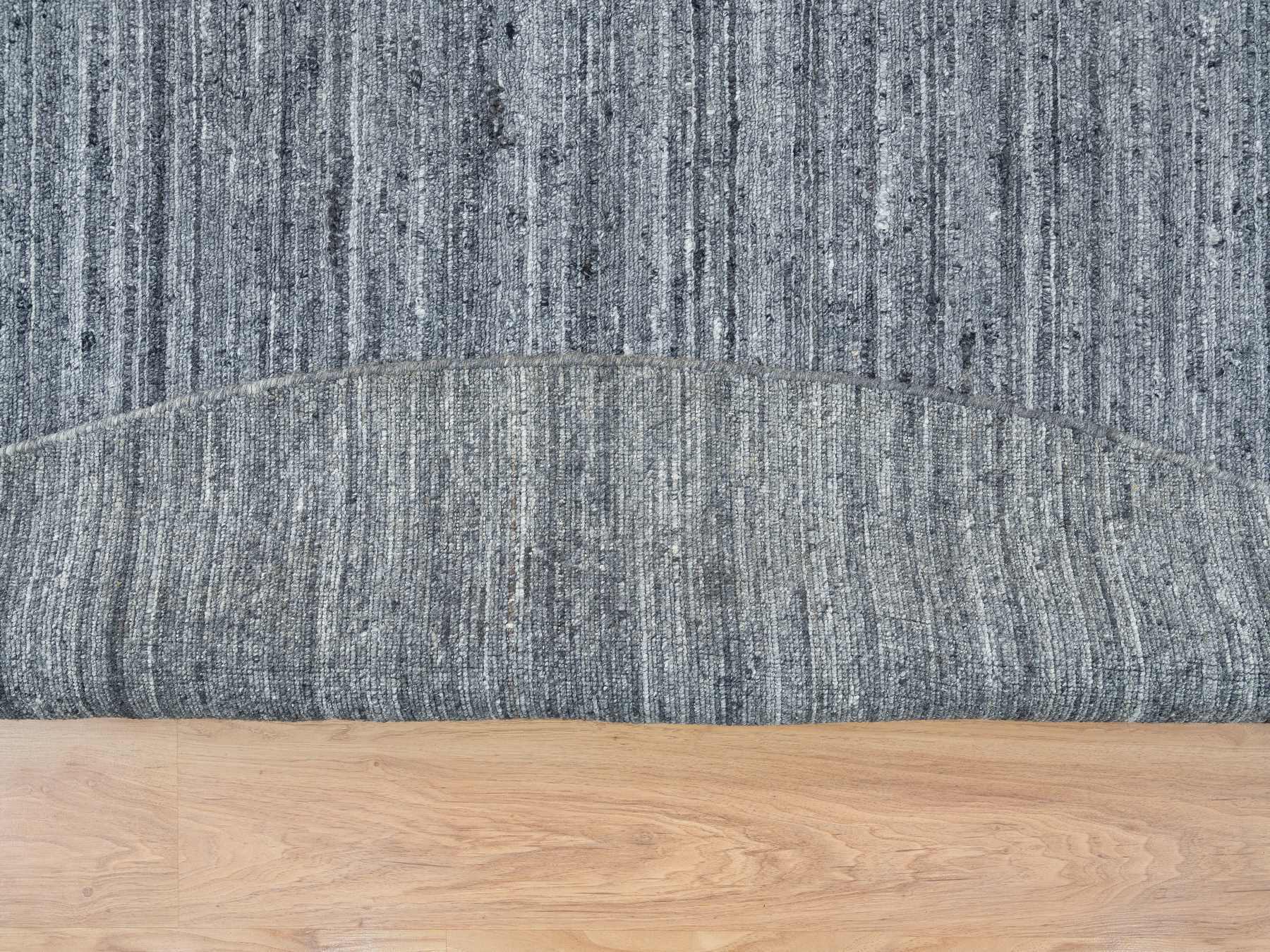 Modern / Contemporary hand-knotted wool rug in Gray, 10' x 10' — SKU O065564 (view 4)