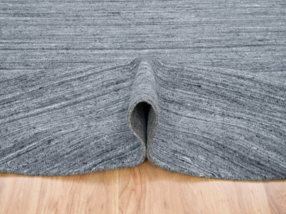 Modern / Contemporary hand-knotted wool rug in Gray, 10' x 10' — SKU O065564 (view 5)