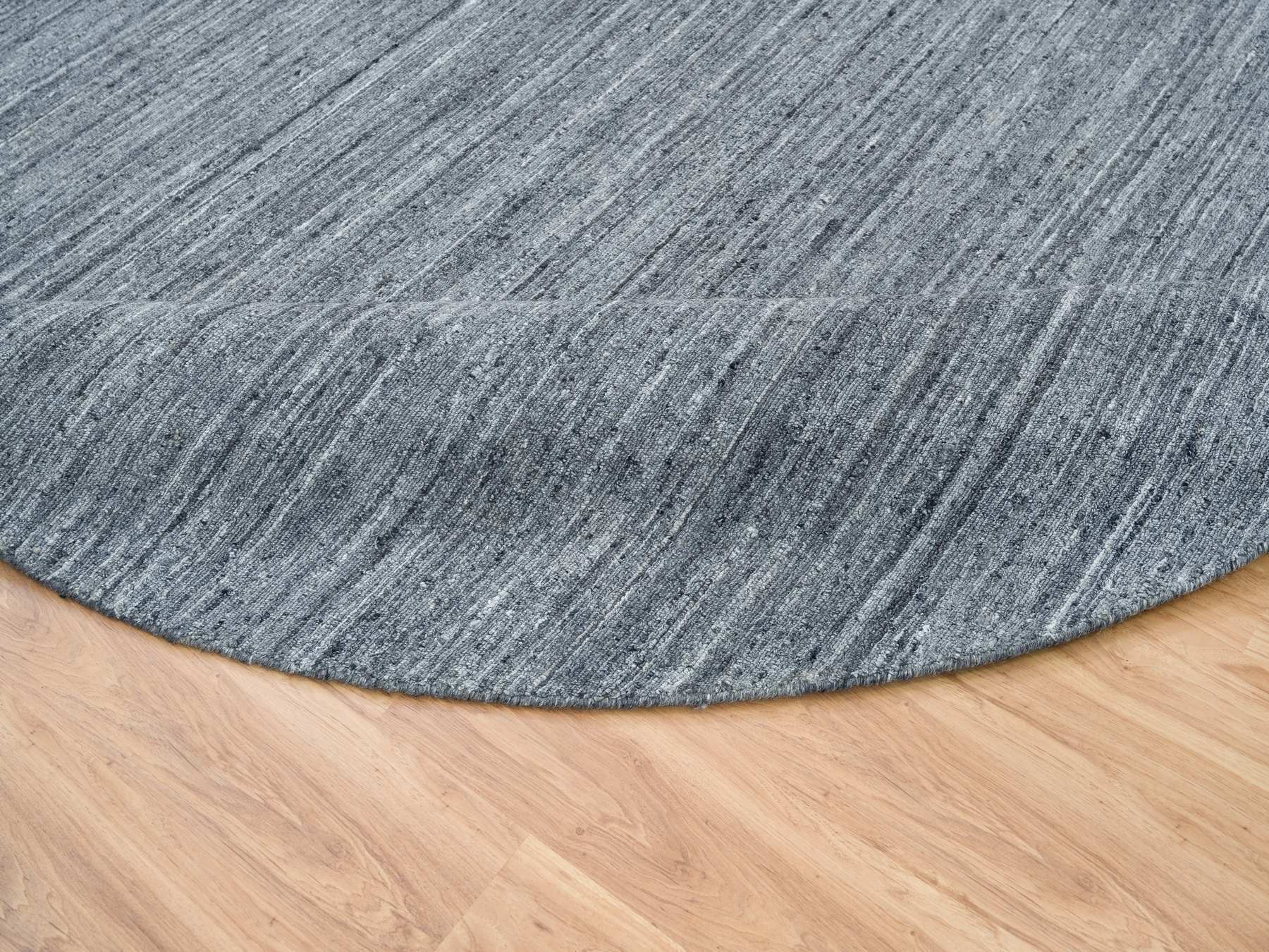 Modern / Contemporary hand-knotted wool rug in Gray, 10' x 10' — SKU O065564 (view 6)