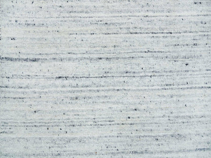 Modern / Contemporary hand-knotted wool runner in Ivory, 2'5" x 15'9" — SKU O065571 (view 5)