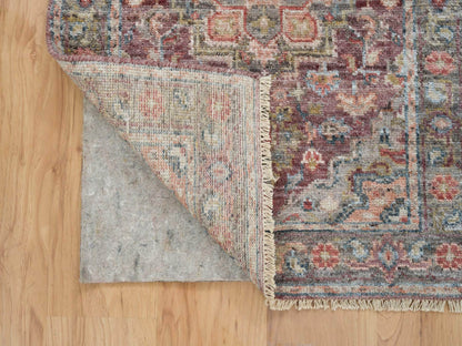 Red 2'7" x 6'0" Tribal Hand knotted Wool Rug - Sku: O065602