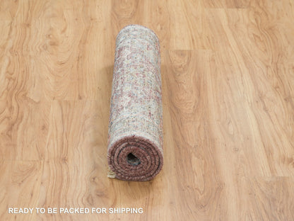 Red 2'7" x 6'0" Tribal Hand knotted Wool Rug - Sku: O065602