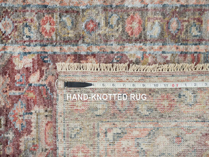 Red 2'7" x 6'0" Tribal Hand knotted Wool Rug - Sku: O065602