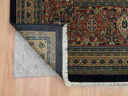 Black 11'11" x 15'3" Fine Oriental Hand knotted Wool Rug - Sku: O065791