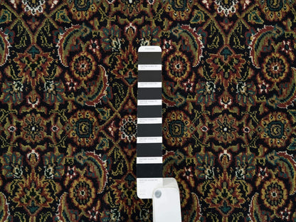Black 11'11" x 15'3" Fine Oriental Hand knotted Wool Rug - Sku: O065791