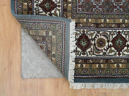 Grey 8'1" x 10'0" Traditional Hand knotted Wool Rug - Sku: O065792