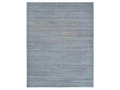 Modern / Contemporary hand-knotted wool rug in Gray, 12' x 14'11" — SKU O065836