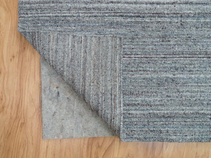 Modern / Contemporary hand-knotted wool rug in Gray, 12' x 14'11" — SKU O065836 (view 4)