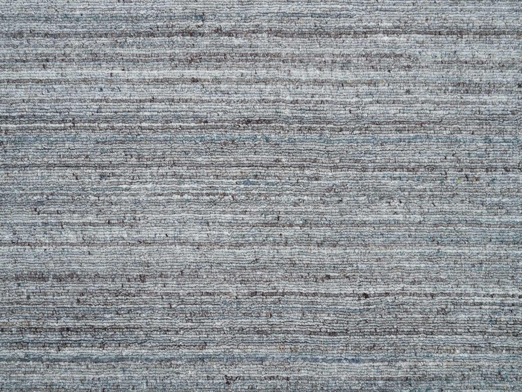 Modern / Contemporary hand-knotted wool rug in Gray, 12' x 14'11" — SKU O065836 (view 8)