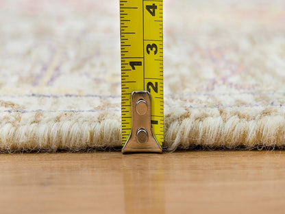 Brown 4'3" x 10'0" Wool / Silk Hand knotted Wool/Silk Rug - Sku: O065912