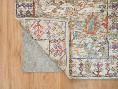 Brown 2'2" x 3'1" Wool / Silk Hand knotted Wool/Silk Rug - Sku: O065923