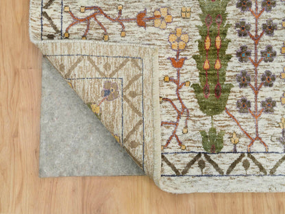 Brown 12'1" x 15'4" Wool / Silk Hand knotted Wool/Silk Rug - Sku: O065936