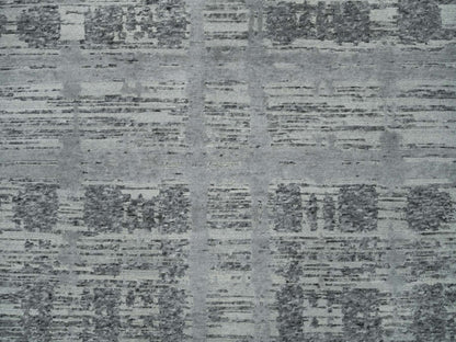 Modern / Contemporary hand-knotted wool rug in Gray, 8' x 10' — SKU O065945 (view 8)
