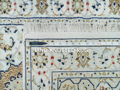 Ivory 2'8" x 16'7" Fine Oriental Hand knotted Wool Rug - Sku: O065993