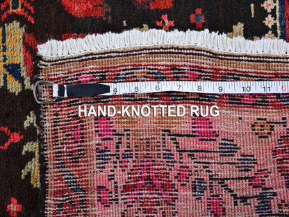 Beige 4'5" x 6'1" Persian Hand knotted Wool Rug - Sku: O066328