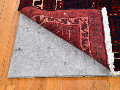 Red 5'8" x 8'6" Persian Hand knotted Wool Rug - Sku: O066341