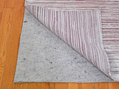 Pink 9'1" x 11'10" Modern / Contemporary Hand knotted Wool/Silk Rug - Sku: O066379