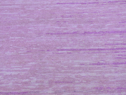 Pink 12'1" x 15'2" Modern / Contemporary Hand knotted Wool Rug - Sku: O066466