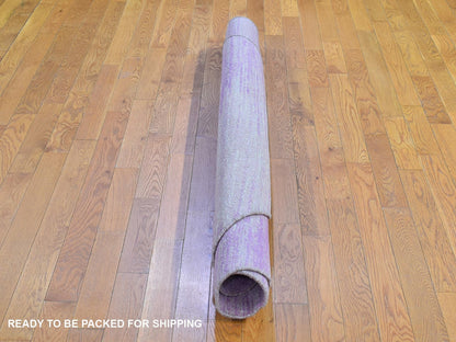 Pink 6'0" x 6'0" Modern / Contemporary Hand knotted Wool Rug - Sku: O066499