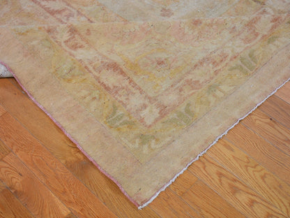 Agra Antique hand-knotted wool rug in Beige & Sheepskin, 12'1" x 16'9" — SKU O066505 (view 5)