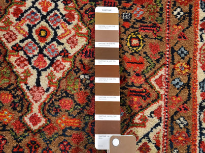 Serab Antique hand-knotted wool runner in Brown, 3'6" x 17'4" — SKU O066593 (view 3)
