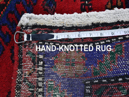 Red 4'6" x 6'8" Persian Hand knotted Wool Rug - Sku: O066672