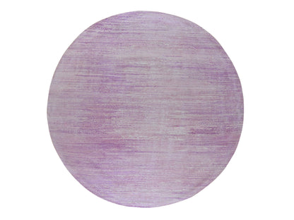 Pink 9'0" x 9'0" Modern / Contemporary Hand knotted Wool Rug - Sku: O066702