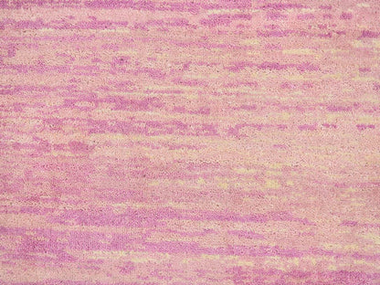 Pink 9'0" x 9'0" Modern / Contemporary Hand knotted Wool Rug - Sku: O066702