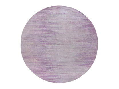 Pink 7'0" x 7'0" Modern / Contemporary Hand knotted Wool Rug - Sku: O066705
