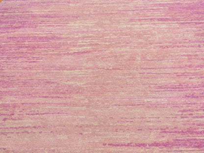 Pink 6'2" x 6'2" Modern / Contemporary Hand knotted Wool Rug - Sku: O066706