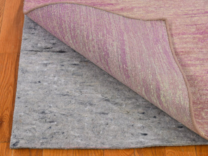 Pink 3'1" x 5'5" Modern / Contemporary Hand knotted Wool Rug - Sku: O066762