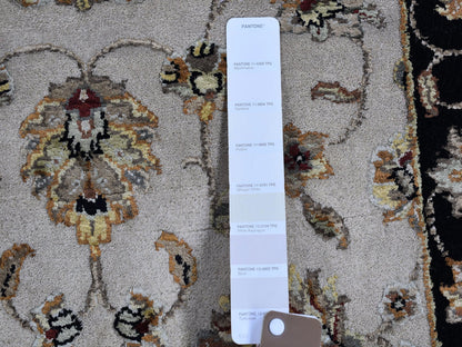 Ivory 2'7" x 9'10" Rajasthan Hand knotted Wool/Silk Rug - Sku: O066768
