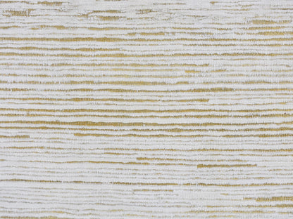 Ivory 4'2" x 12'0" Modern and Contemporary Hand knotted Wool/Silk Rug - Sku: O066803