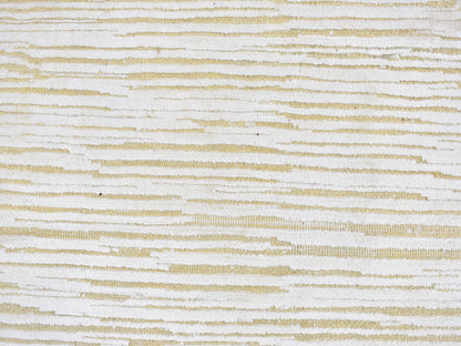 Ivory 4'3" x 6'1" Modern and Contemporary Hand knotted Wool/Silk Rug - Sku: O066808