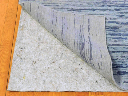 Modern / Contemporary hand-knotted wool rug in Blue, 14'1" x 18' — SKU O066847 (view 8)