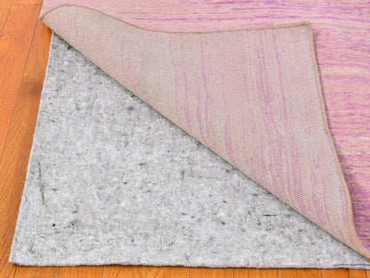 Pink 10'0" x 14'2" Modern / Contemporary Hand knotted Wool Rug - Sku: O066848