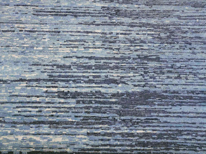 Modern / Contemporary hand-knotted wool rug in Blue, 8'1" x 8'1" — SKU O066851 (view 8)