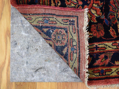 Red 12'4" x 19'3" Antique Hand knotted Wool Rug - Sku: O066991