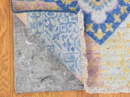 Mamluk Mamluk hand-knotted wool rug in Blue, 9' x 11'8" — SKU O066997 (view 4)